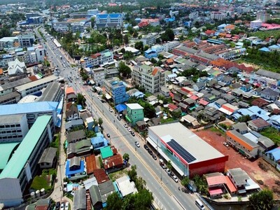 ขาย ที่ดิน 2 แปลง พร้อมห้องเช่า  สมุทรสงคราม  579 ตร.ว.  1 ไร่ 1