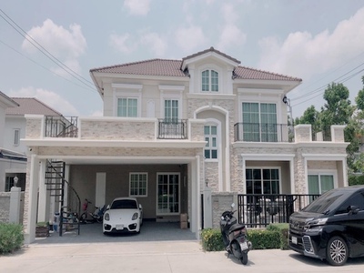 BH3710 ให้เช่าและขาย บ้านเดี่ยว Grandio เกษตร-นวมินทร์ แปลงมุม