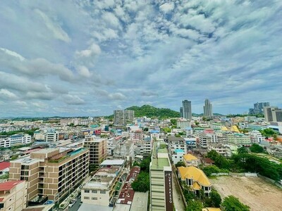 เช่าคอนโด ศรีราชา เพลส ใจกลางเมือง ราคาถูก พร้อมเฟอร์ ชั้น 15 วิว