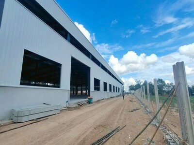 ให้เช่า โกดัง โรงงานสร้างใหม่ 6,600 ตร.ม. ผังม่วงลาย - นิคมพัฒนา 