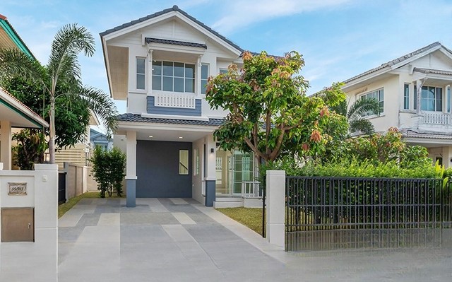 บ้านเดี่ยวมือสอง ตกแต่งใหม่ ม.ชลลดา วัดลาดปลาดุก  ใกล้เซ็นทรัลเวสท์เกต และ MRT