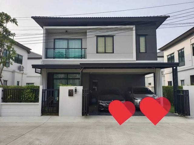 ให้เช่า-ขายบ้านเดี่ยว 2 ชั้น ถนนเลียบวงแหวนกาญจนาภิเษก โครงการแกรนด์ บริทาเนีย วงแหวน-รามอินทรา พื้นที่ใช้สอย 170 ตารางเมตร 3 ห้องนอน