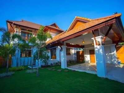 บ้านเดี่ยว สไตล์ล้านนา บรรยากาศดี หนองหอย       บ้านเดี่ยว สไตล์ล้านนา บรรยากาศดี หนองหอย