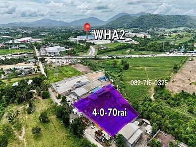 ขายที่ดิน โรงงาน ผังสีส้มจุด WHA2 เขาคันทรง ศรีราชา มีใบอนุญาต รง