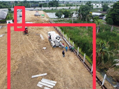 ขายที่ดินทำเลทองหน้า “ศาลากลางจังหวัดนครปฐม” 481ตร.วา.