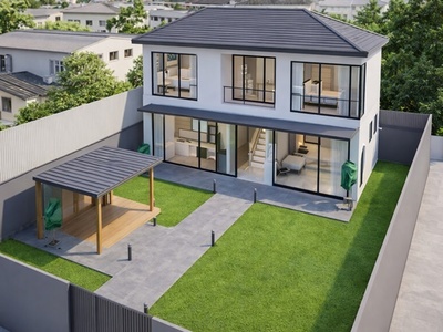 BTSบางนา2.1กม.ตกแต่งครบ ลาซาล-บางนาแบริ่ง ให้เช่าบ้าน2ชั้น 4นอน  