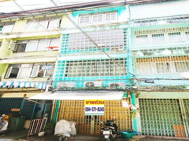 อาคารพาณิชย์ 4 ชั้น พระราม 4 ทำเลดี ใจกลางเมือง ใกล้ MRT สถานี คลองเตย