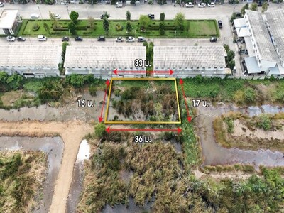 ที่ดินเปล่า 165 ตารางวา คลองหลวง 2 ปทุมธานี ราคาถูก