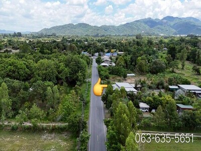 ขายบ้านสวน 2 หลัง พร้อมร้านค้า ติดถนน ใกล้รร.เตรียมทหาร นครนายก