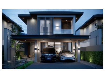 บ้านสร้างใหม่พร้อมสระว่ายน้ำ  เชียงใหม่ ใกล้เมือง เข้าอยู่ได้ทันท