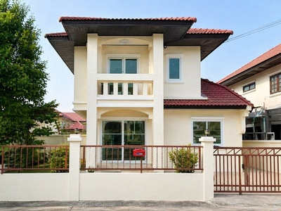 ม.รังสิต 3.3 กม. แยกบางพูน 1.5 กม. บ้านเดี่ยว 2 ชั้นโปร่ง  3 นอน 