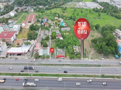 ขายที่ดิน ติดถนน 12เลน หินกอง หนองแค สระบุรี