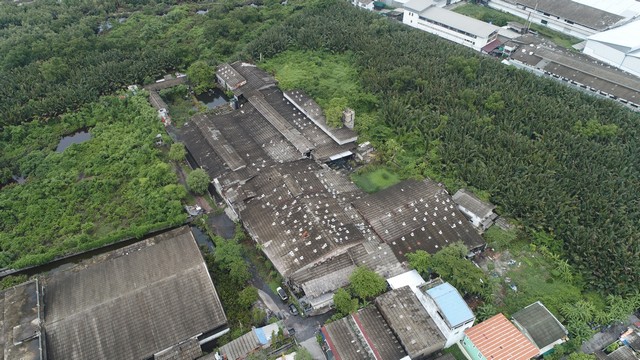 WAN372ขายโรงงานฟอกย้อม เนื้อที่  7​ ไร่​ 3​ งาน​ 38​ ตร.วา  มีใบอนุญาต  มีบ่อบำบัดน้ำเสีย พระสมุทรเจดีย์ สมุทรปราการ