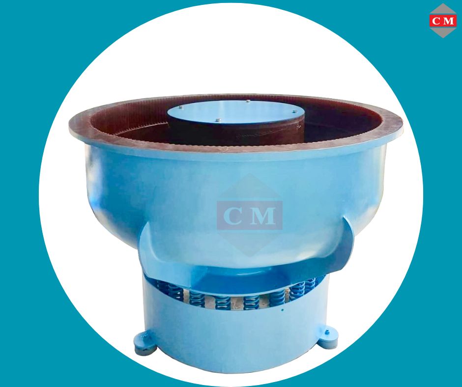 เครื่องขัดผิวโลหะแบบเขย่า แบบไม่มีสะพานแยกชิ้นงาน / Vibratory Finishing Machine