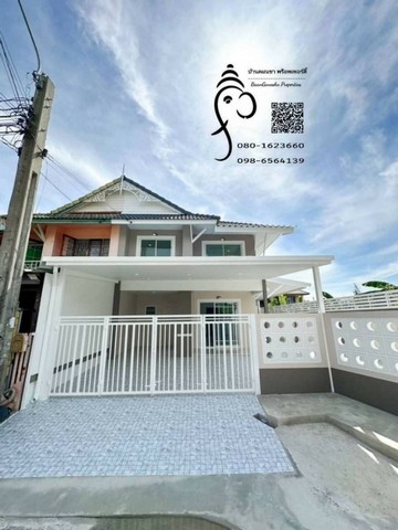 ขายทาวน์เฮาส์มุมในส่วนตัว หมู่บ้านพฤกษา​ 14  เนื้อที่ 38.4 ตารางวา บางใหญ่  นนทบุรี 