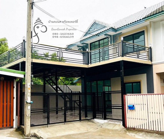 ขายทาวน์เฮาส์ 2 ชั้นสวยมาก หลังมุม ข้างบ้านติดคลอง บรรยากาศดีมาก หมู่บ้านพฤกษา 16 บางใหญ่ นนทบุรี 