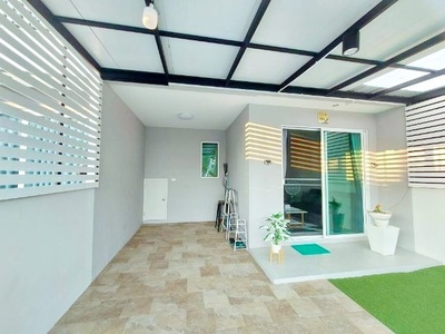 สนามกอล์ฟธัญญะ900ม. ตลาดนานาเจริญ 2กม. BTSคูคต ทาวน์โฮมให้เช่า 4น