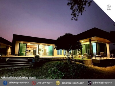 ขายบ้านพูลวิลล่าชั้นเดียวสไตล์โมเดิร์น ซอยวัดลาดปลาดุก 