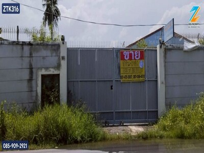 ขายด่วน โกดังพร้อมที่ดิน 600 วา ประชาอุทิศ76 ใกล้วัดบัวผัน 