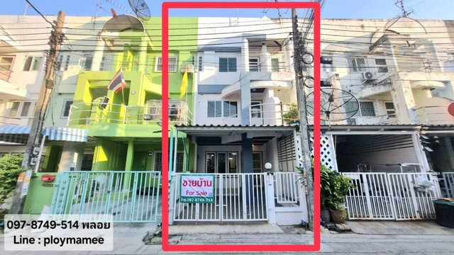 ขายทาวน์เฮ้าส์ หมู่บ้านธันยกานต์ วัชรพล ราคา 1,990,000 รีโนเวท พร้อมอยู่ 17 ตรว. 3 ชั้น ใกล้ทางด่วน ห้าแยกวัชรพล