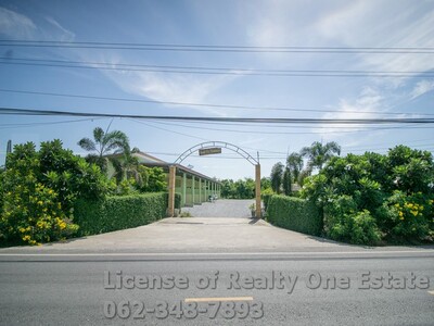 ขายที่ดิน พร้อมรีสอร์ตและสวน ติดถนนบางลี่-สองพี่น้อง สุพรรณบุรี 