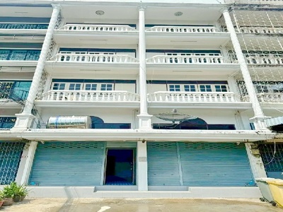MRTบางอ้อ 3กม.ขาย-เช่าอาคาร 4 ชั้น 2 คูหาทะลุกัน รพ.ยันฮี 100 ม. 