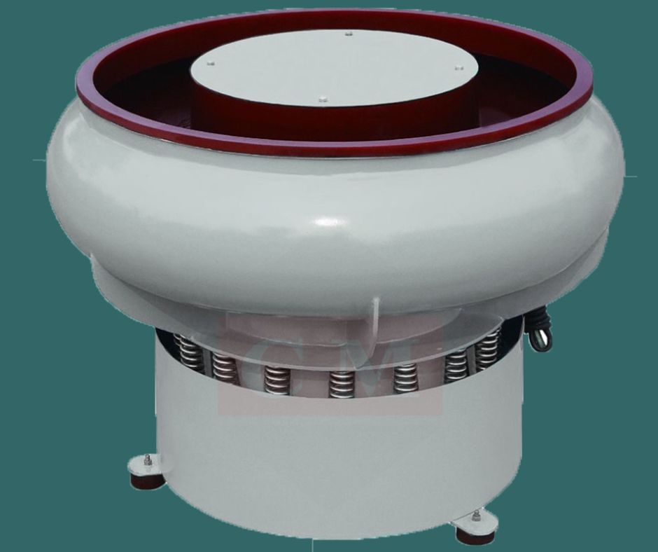 เครื่องขัดผิวโลหะแบบเขย่า แบบไม่มีสะพานแยกชิ้นงาน / Vibratory Finishing Machine