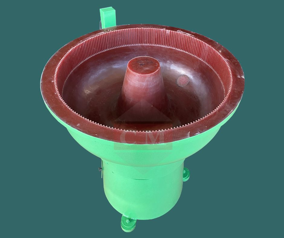  Vibratory Finishing Machine /เครื่องขัดผิวโลหะแบบเขย่า แบบไม่มีสะพานแยกชิ้นงาน 