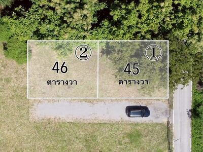 ขายที่ดินเปล่า 420,000 บาท มี 2 แปลง ถมแล้ว พร้อมปลูกบ้านได้ทันที