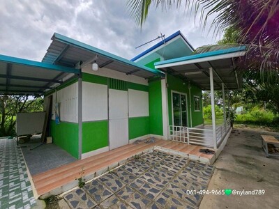 ขายบ้านสวน อยู่เขตเทศบาล ต.พิกุลออก อ.บ้านนา จ.นครนายก