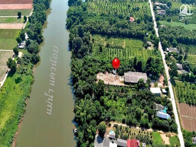 ขายที่ดินติดแม่น้ำแควน้อย กาญจนบุรี ติดถนนลาดยาง