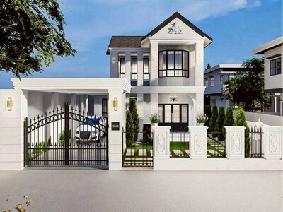 บ้านใหม่ 2 ชั้น สไตล์โมเดิร์นคลาสสิค หมู่บ้านริมดอย โซนสุเทพ