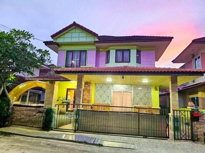 ขายบ้านเดี่ยว2ชั้นเมืองชลบุรีหมู่บ้านแกรนด์ชลเลคแอนด์การ์เด้นชลบุ