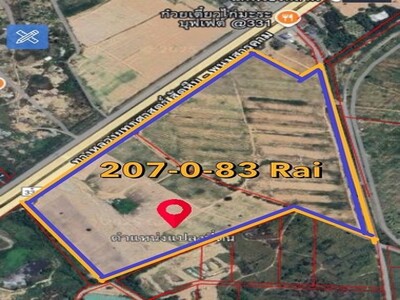 ขายที่ดินคลองกิ่วชลบุรี ขายที่ดิน 207-0-83 ไร่ 