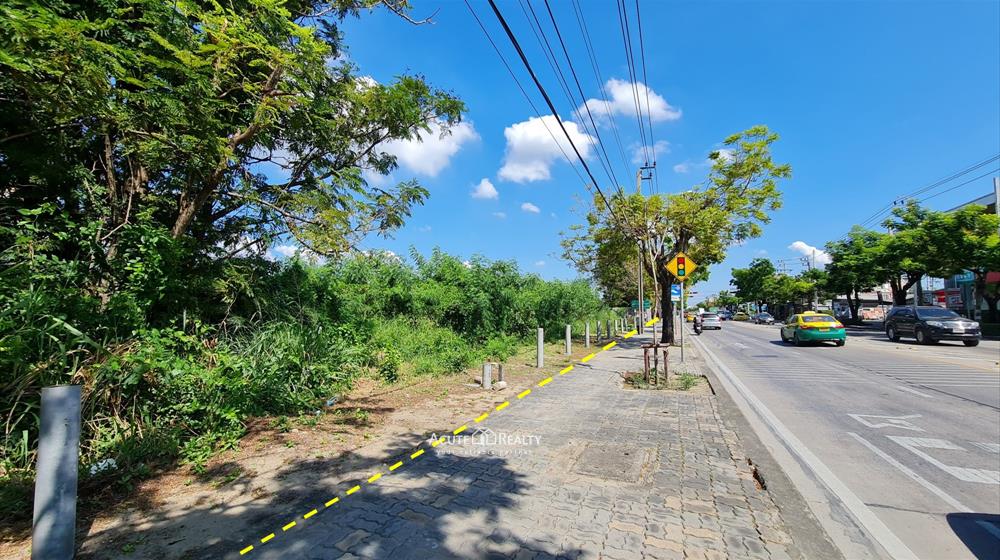 ขายที่ดินเปล่า ติดถนนเฉลิมพระเกียรติ ร.9  ใกล้สวนหลวง ร.9 L-641115-0002