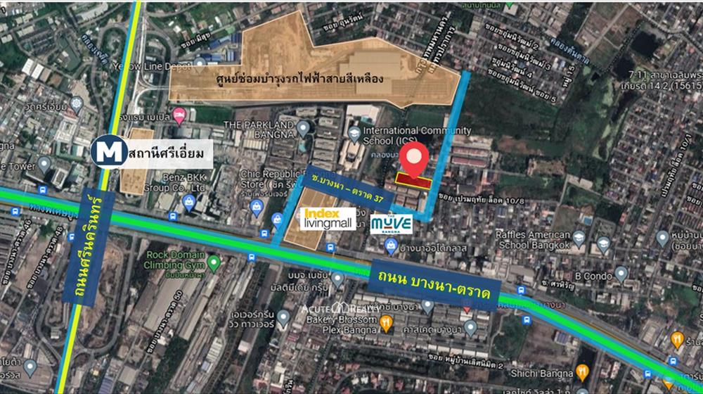 ขายที่ดินถนนบางนาตราด กม5 ใกล้ index living mall (L-641102-0002)