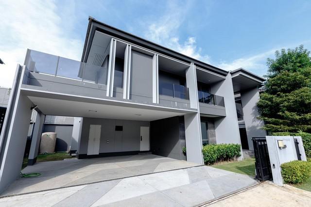 PB3659 ให้เช่าบ้านหรู 2 ชั้น โครงการเศรษฐสิริ กรุงเทพกรีฑา 2 เขตบางกะปิ บ้านแปลงติดสวน