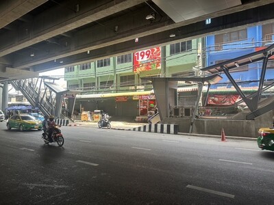 ให้เช่า อาคารพาณิชย์ 1-2 คูหา มีนบุรี  หน้าสถานีรถไฟฟ้าตลาดมีนบุร