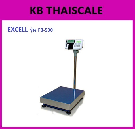  เครื่องชั่งพร้อมปริ้นในตัว 60kg ยี่ห้อ EXCELL รุ่น FB-530 ราคาพิเศษ