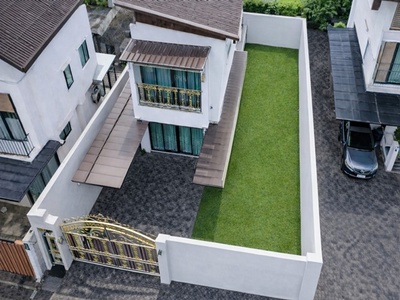 เลียบทางรถไฟ บรม ฉิมพลี  4 นอน  ถ.ชักพระ บ้านเดี่ยว 2.5ชั้น 71ตร.