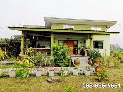 ขายบ้านสวนเกษตรผสมผสานใกล้เมืองนครนายก อ.ปากพลี