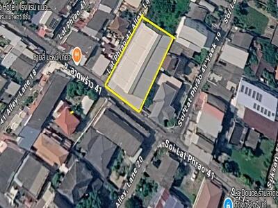 P2173 ขาย โกดัง พร้อมที่ดิน แปลงหัวมุม ลาดพร้าว 41