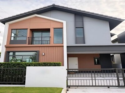 ให้เเช่าบ้านแฝด ผนังไม่ติดกัน หัวมุม 37ตรว.บางกรวย ไทรน้อย 