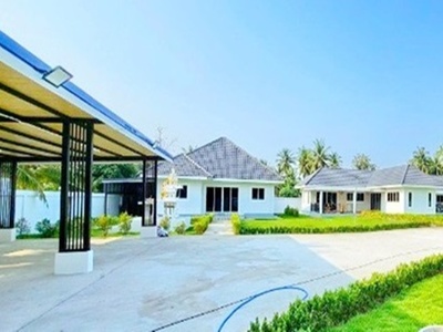 ตลาดปราณบุรี 800 ม. บ้านเดี่ยว 100ตร.ว.134 ตร.ม. 2นอน วัดนาห้วย