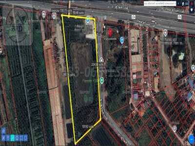 ขายที่ดินทำเลทอง ติดถนนสุวินทวงศ์ เนื้อที่ 16-2-8 ไร่ 