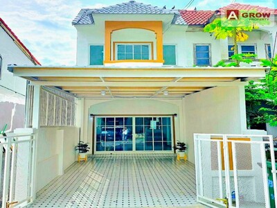 หมู่บ้านเอชียโฮม1-3 บางกรวย-ไทรน้อย ทำเลค้าขายได้ ถนนเมน 