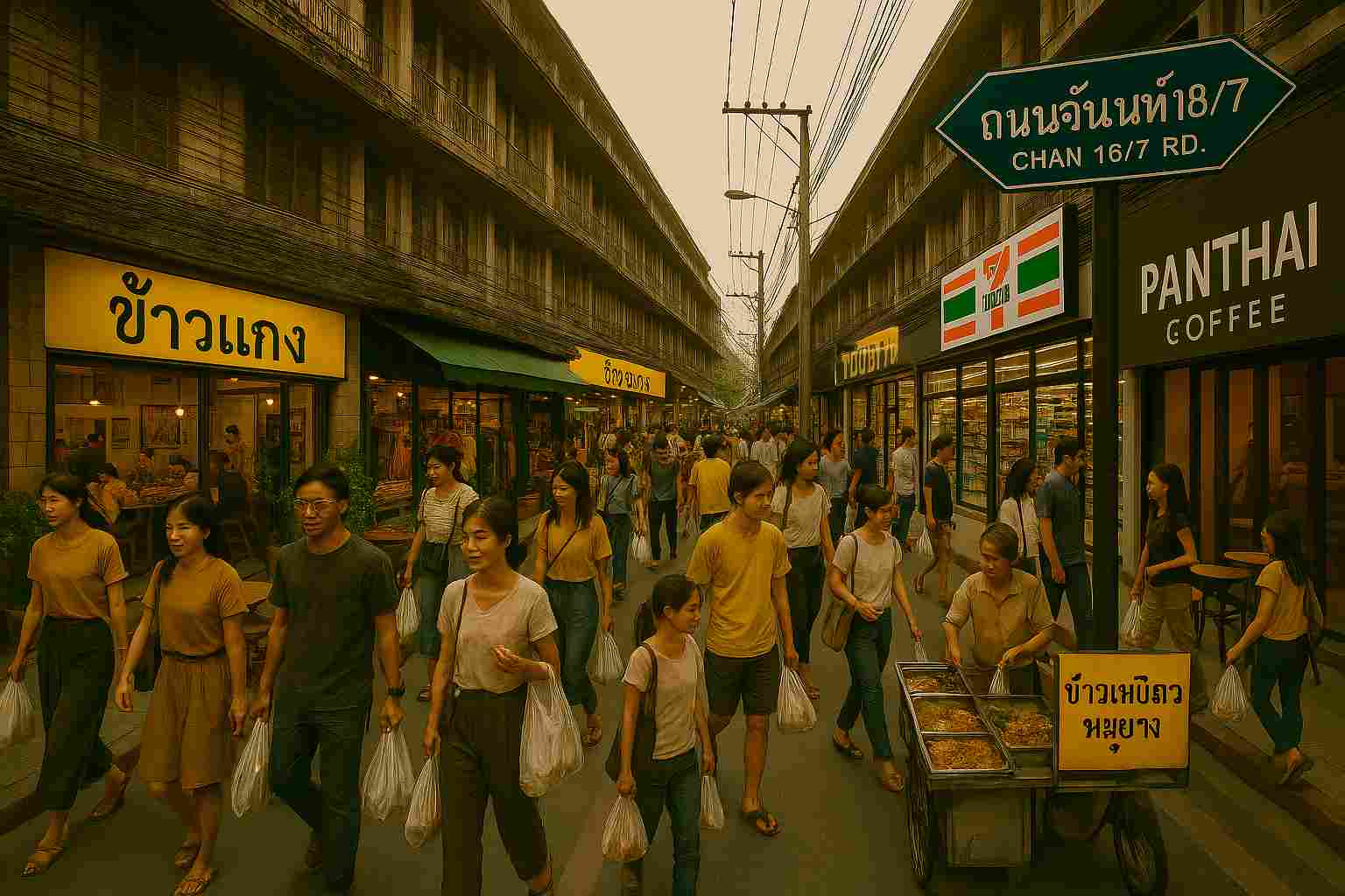 พื้นที่ให้เช่าทำเลทองในย่าน จันทน์ 18/7 (สาทร - เซนหลุยส์ 3) เป็นทำเลที่มีศักยภาพสูง ตรงข้ามคอนโดและ 7-Eleven สาขาใหม่