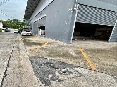 ให้เช่าโกดังพร้อมสำนักงาน 420 ตรม.พัฒนาการ 38 ไฟ3 เฟส 4สาย ใกล้ทา