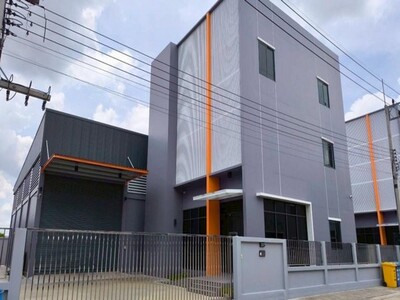 ขายโกดังพร้อมผู้เช่า MINI FACTORY พื้นที่สีม่วง ติดถนนลำลูกกา คลอ