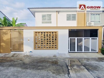 หมู่บ้านพฤกษา 74/2 ซอยทรัพย์บุญชัย เฟอร์นิเจอร์ครบ ตกแต่งพร้อมเข้